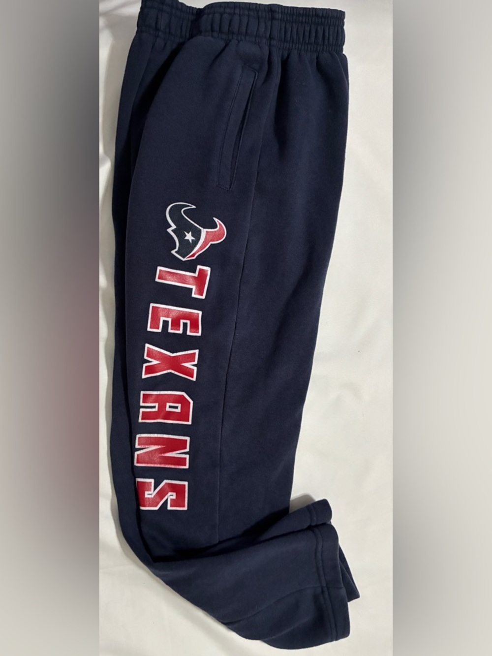 NFL licensed Texans kids fleece joggers size Smsll/8 based on measurement